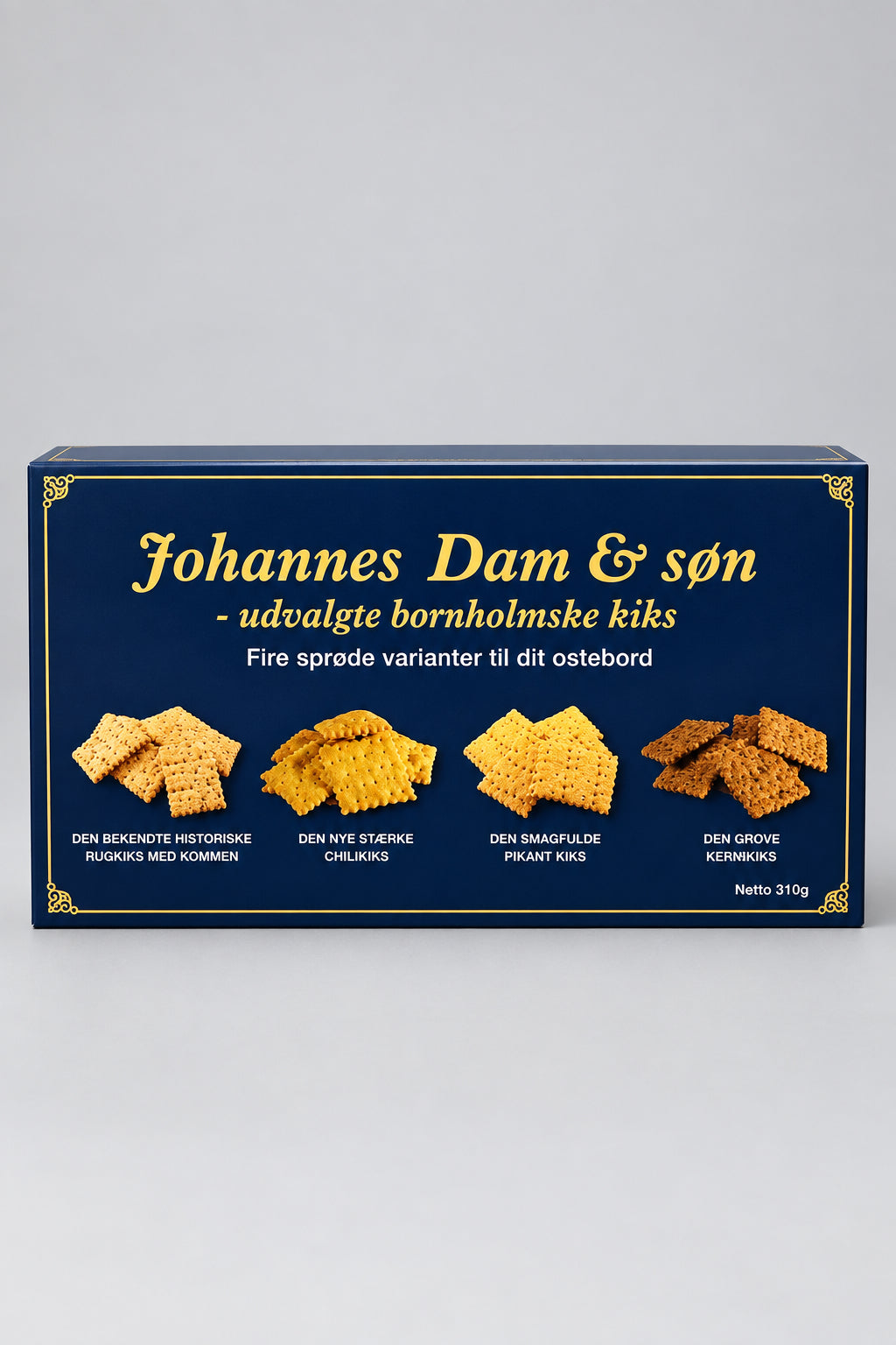 Bornholmske kiks i pakke af 4 slags