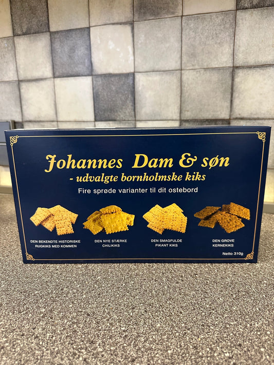 Bornholmske kiks i pakke af 4 slags