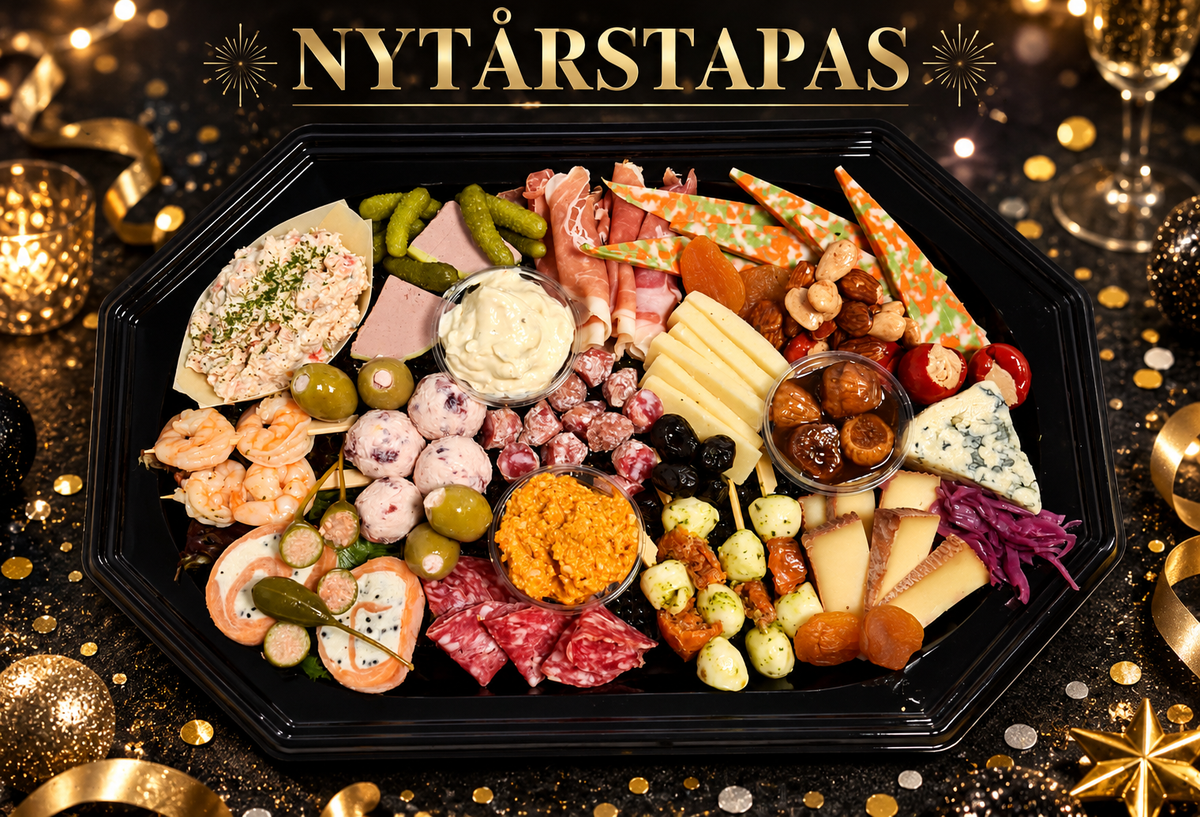 Nytårstapas 2026🍾🎉 (Kan kun bestilles til  31/12)